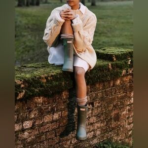 Hunter Green Rain Boots